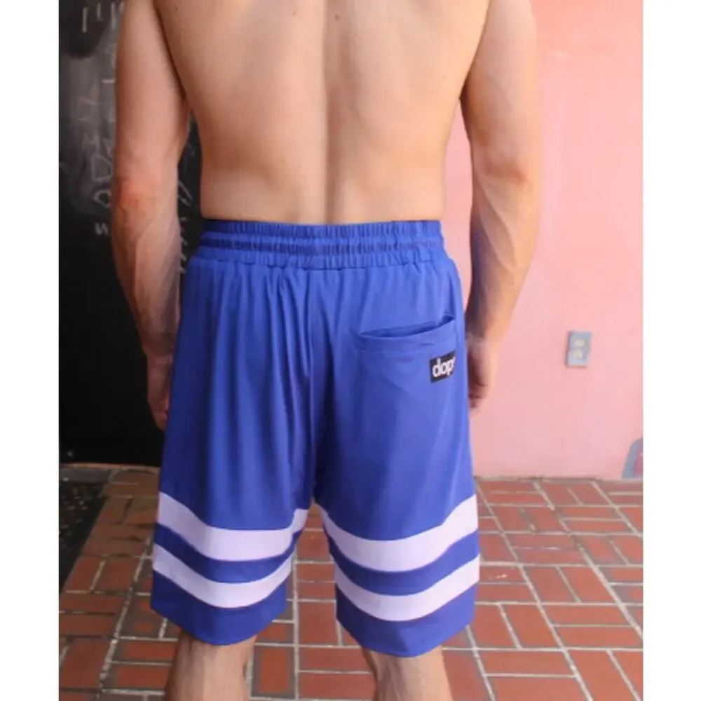 Dope Brand Basketball Shorts Mens  Size Small Blue White Street Wear - Picture 4 of 9